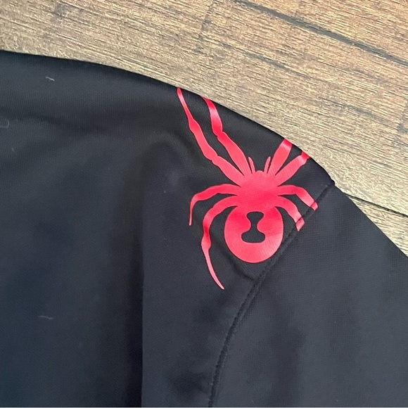 Spyder kyds 1/4 quarter zip pullover Sz large 14/16 - Picture 8 of 8